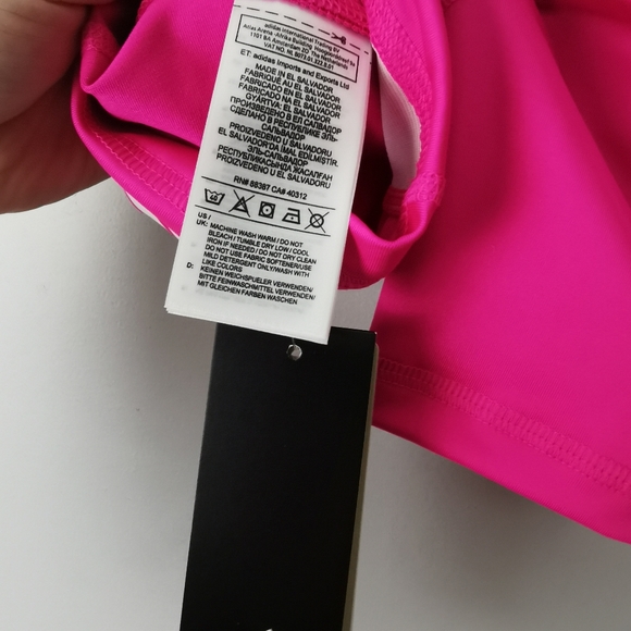 NWT Adidas Compression Fit 4" Shorts XS Hot Pink - Picture 10 of 12